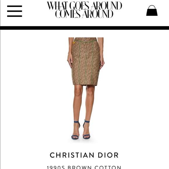 Christian Dior Vintage leather Rasta Mini skirt - Picture 9 of 16